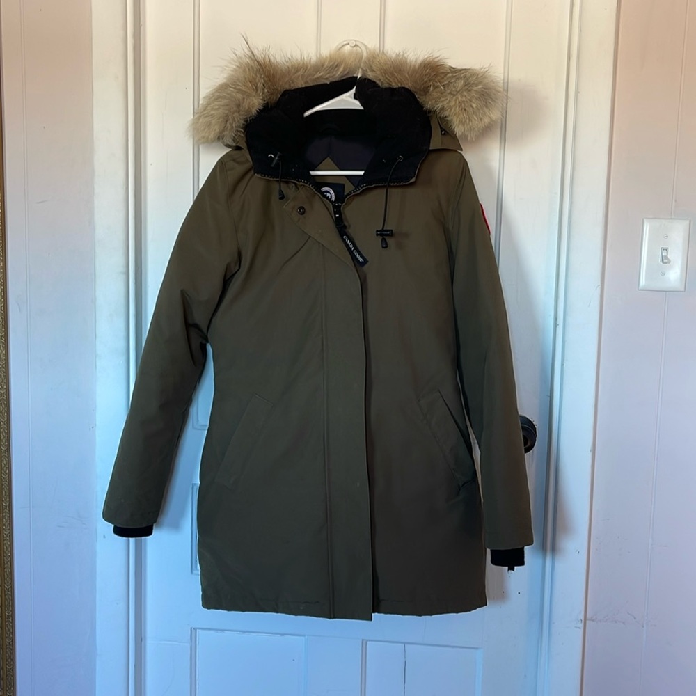 Womens Canada Goose Parka Jacket Size Medium